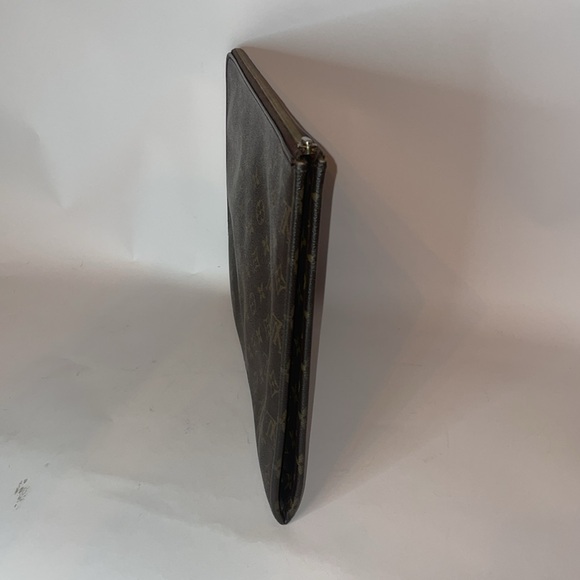 Louis Vuitton Pouch Document Holder 1988 Louis Vuitton Clutch LV Monogram Bag 🔥 - Picture 10 of 13